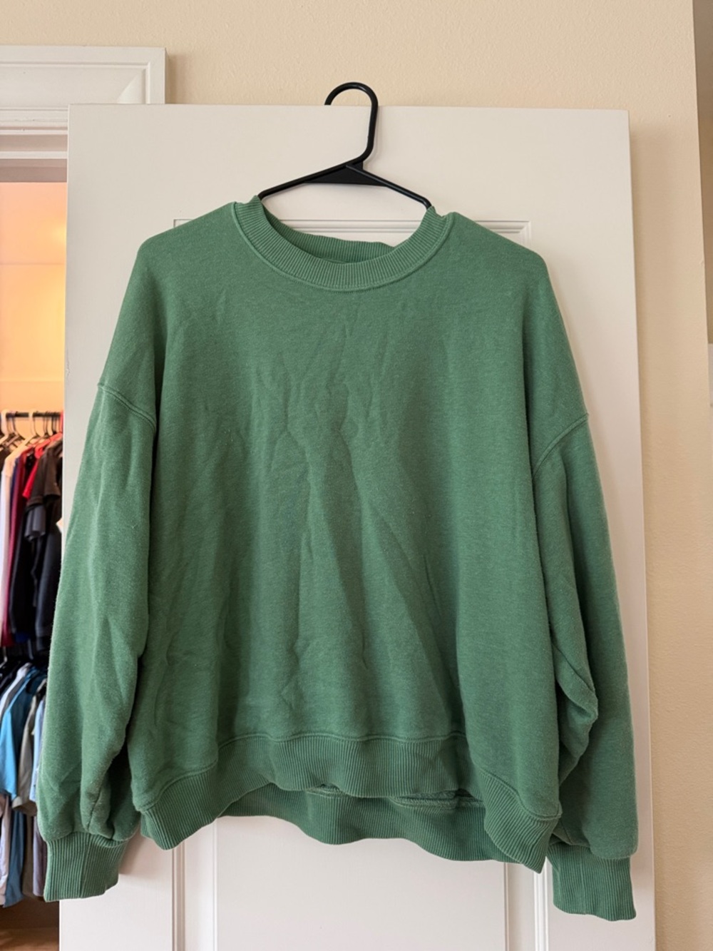 American Eagle Outfitters Relaxed Crewneck Sweater - Green